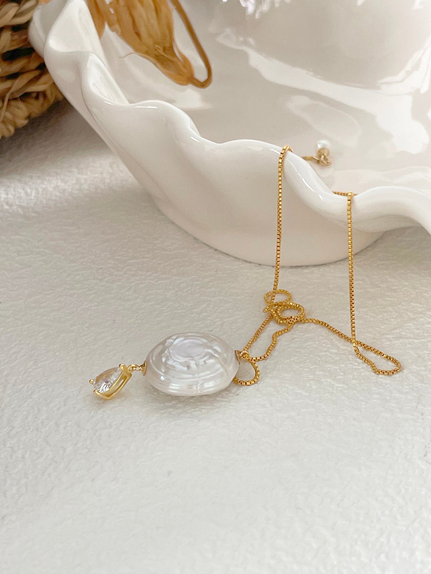 Roman Holiday Baroque Pearl Necklace