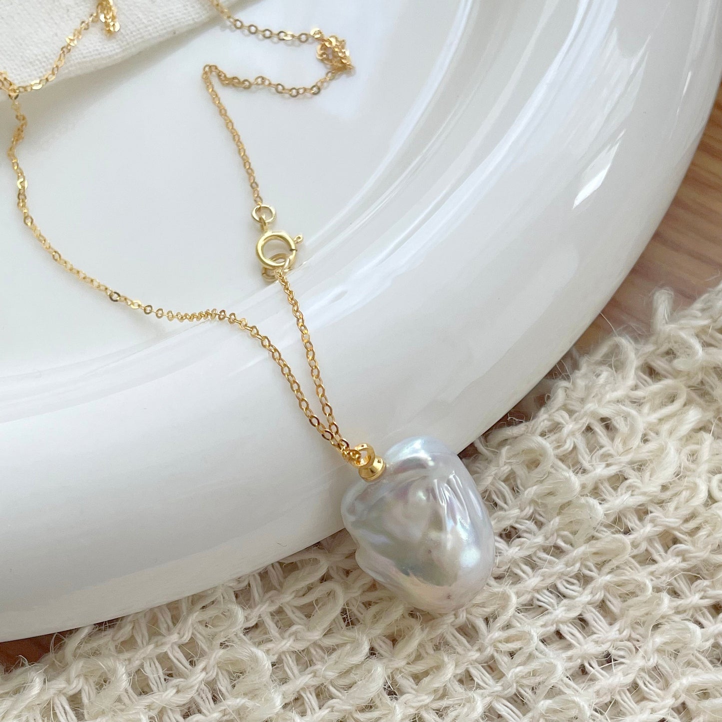 Classic Grandeur Baroque Pearl Necklace