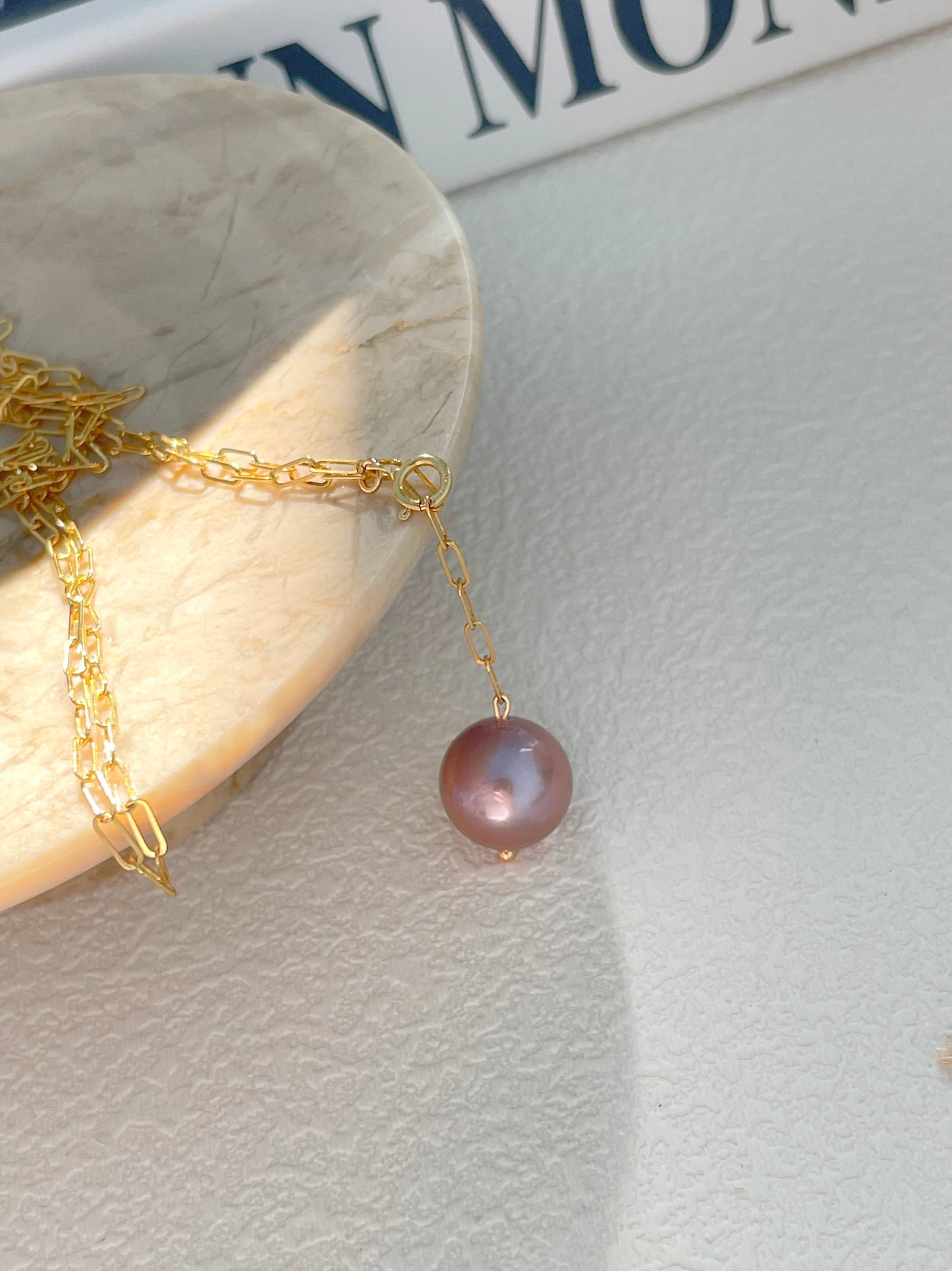 Floral Baroque Pearl Necklace