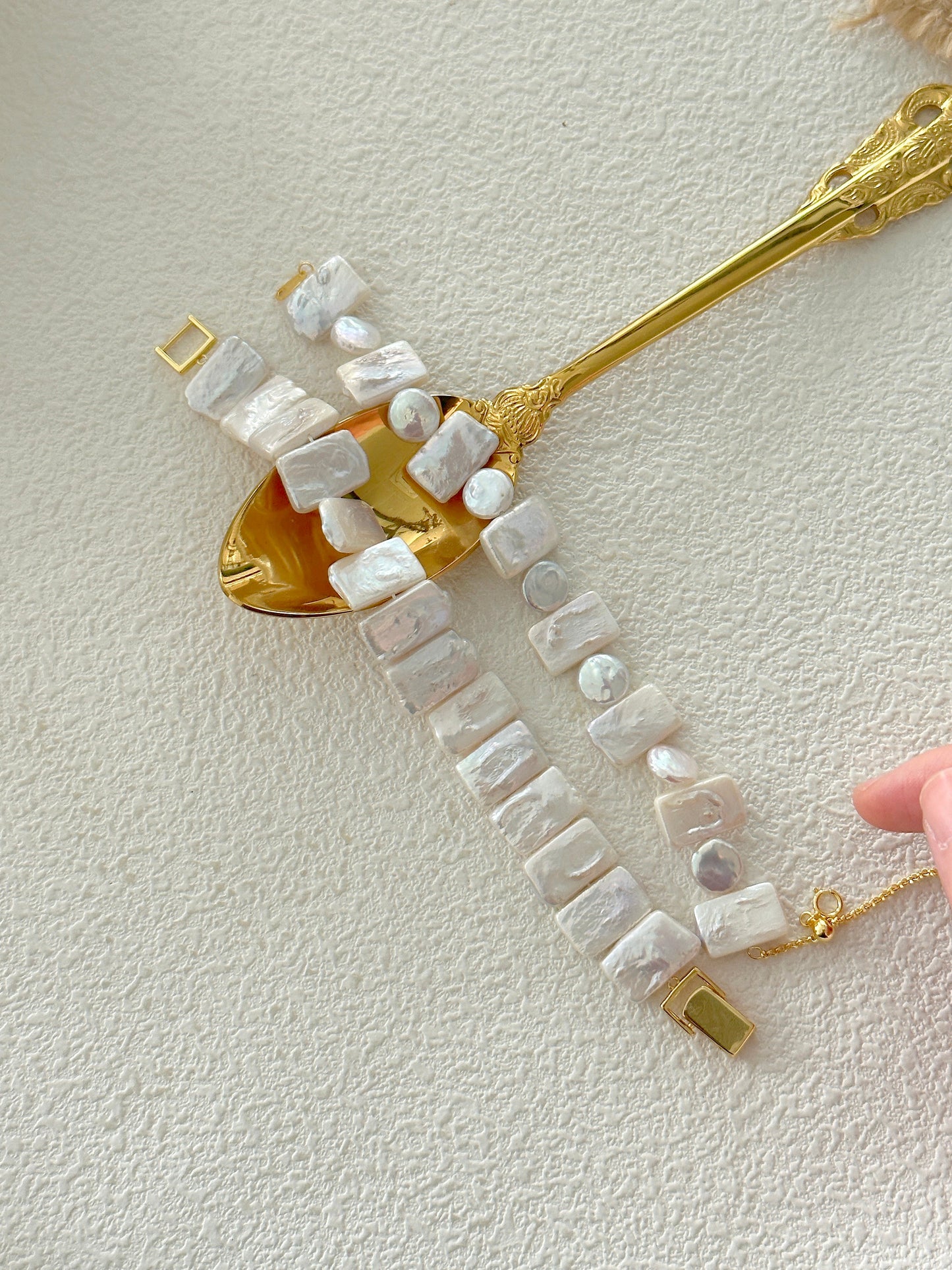 Timeless Nugget Baroque Pearl Bracelet