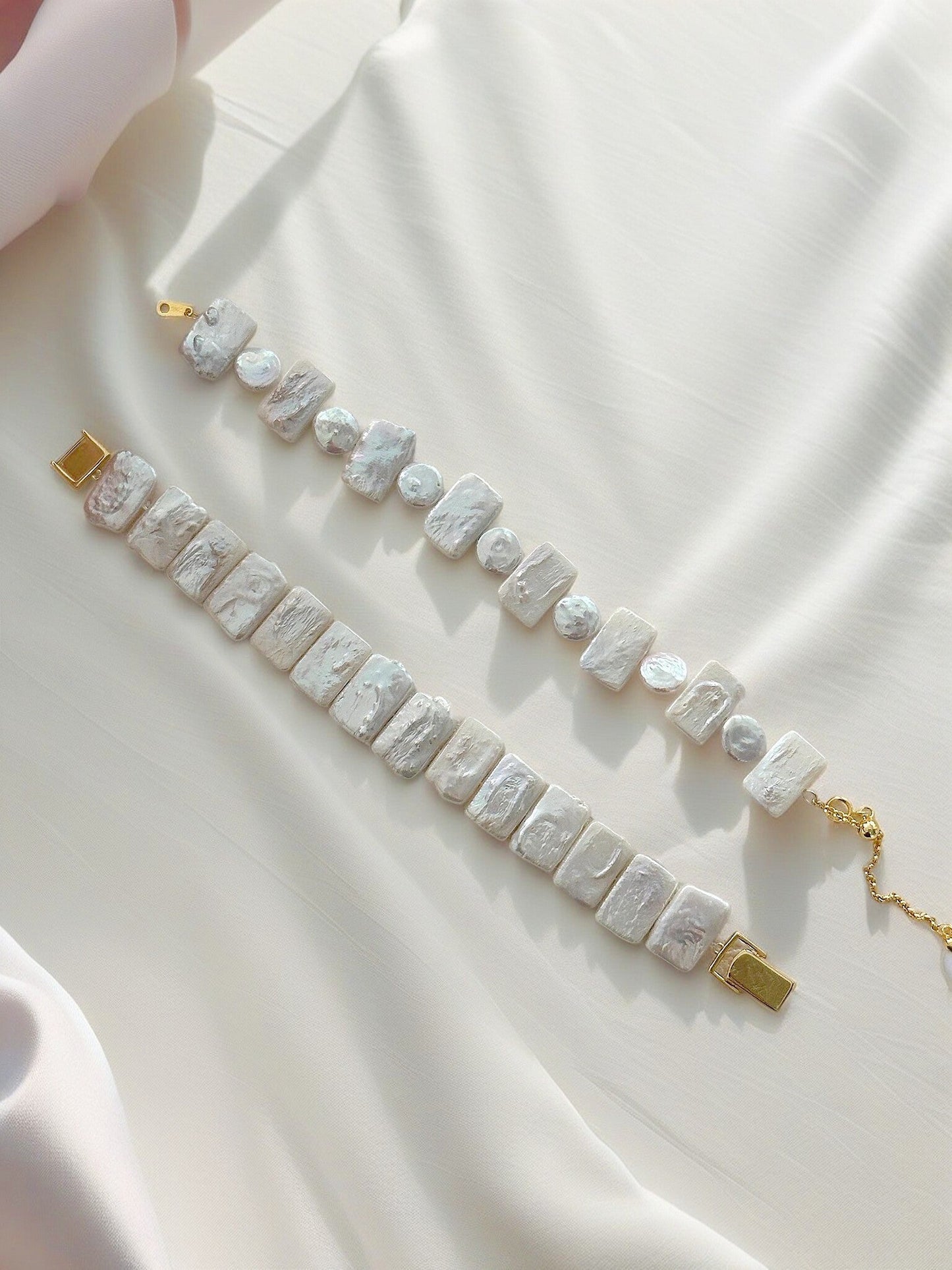 Timeless Nugget Baroque Pearl Bracelet