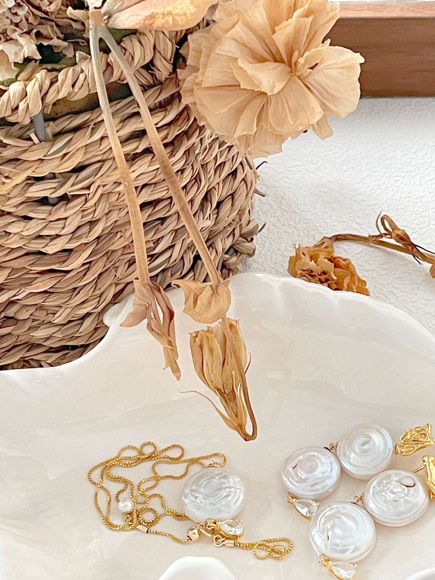 Roman Holiday Baroque Pearl Earrings