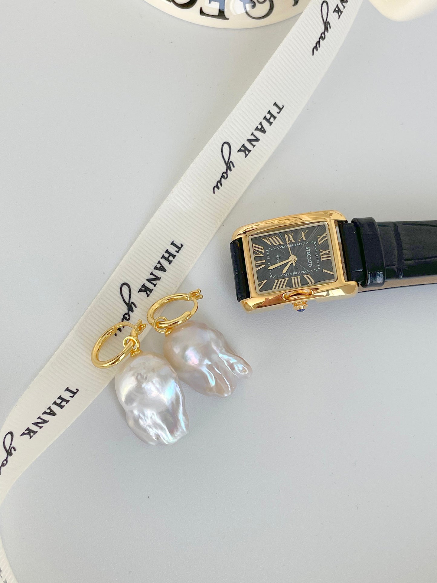 Classic Grandeur Baroque Pearl Earrings