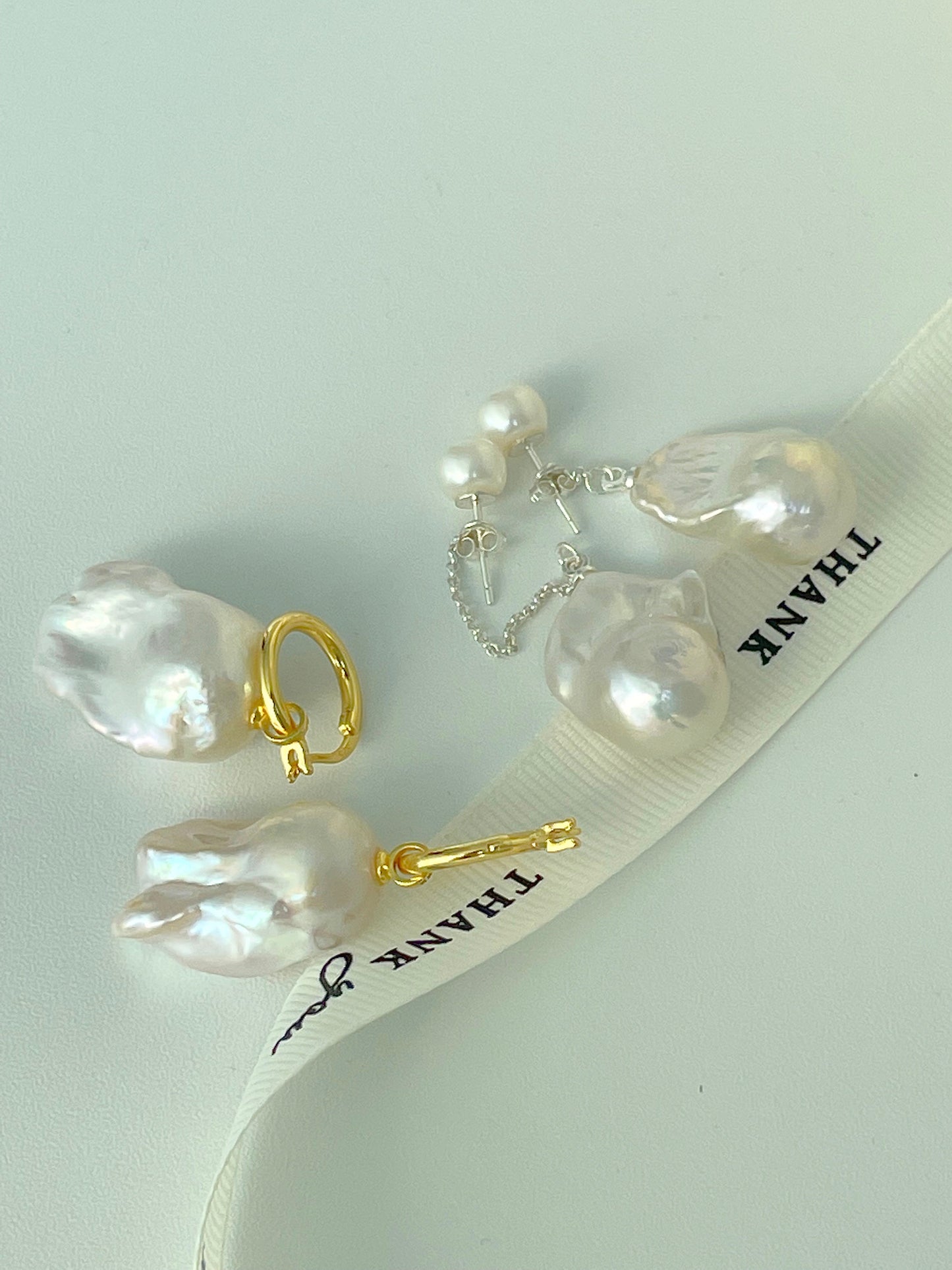 Classic Grandeur Baroque Pearl Earrings