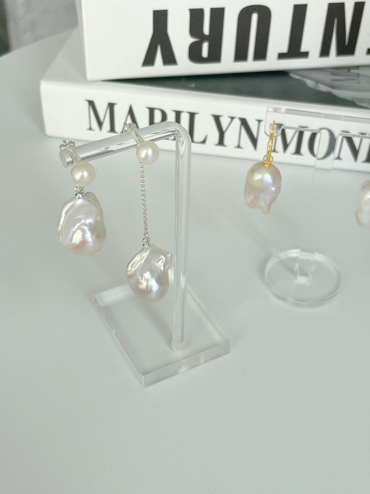 Classic Grandeur Baroque Pearl Earrings