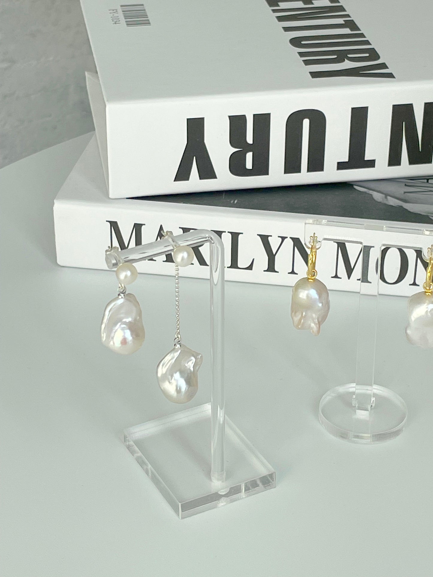 Classic Grandeur Baroque Pearl Earrings