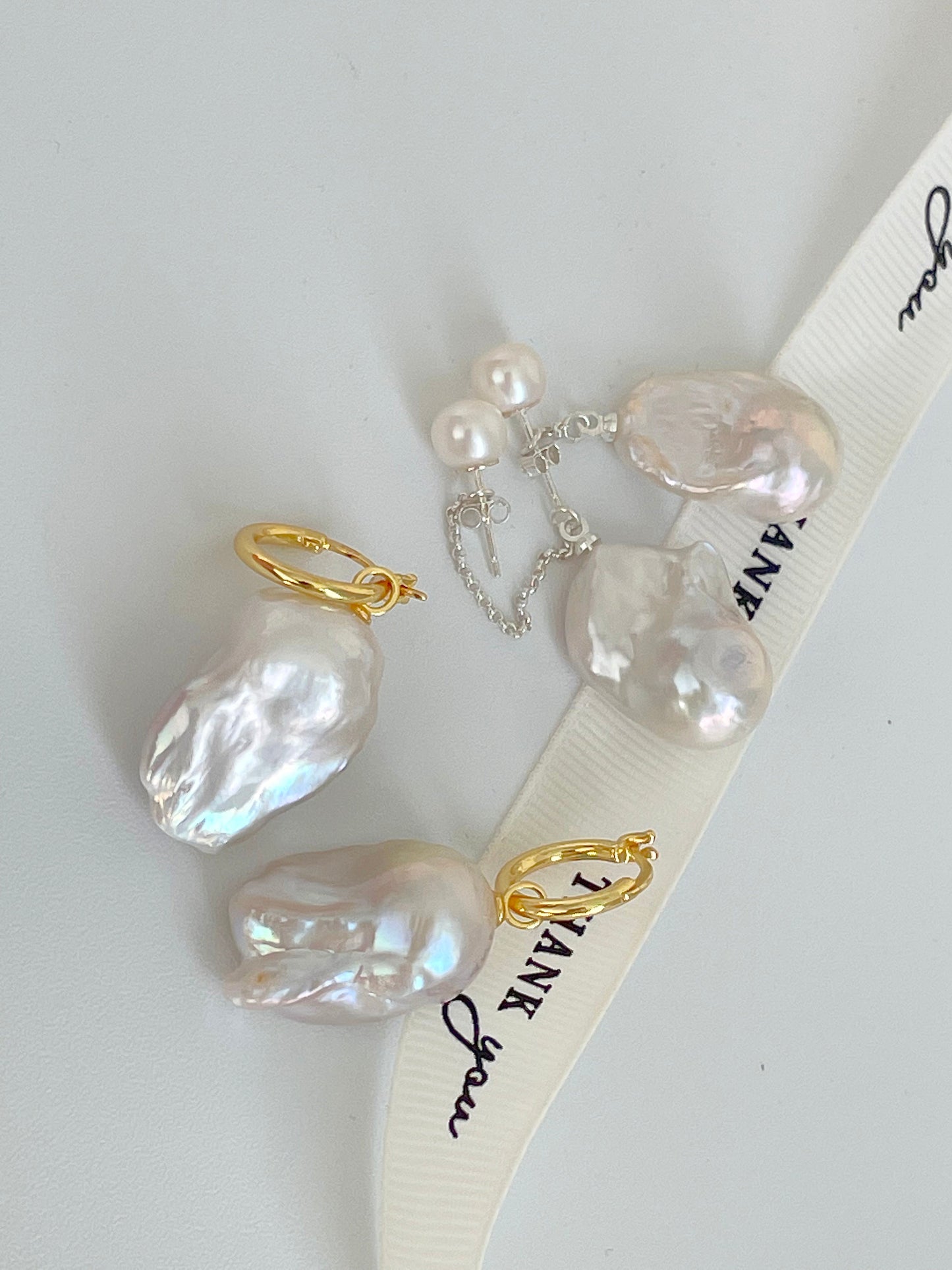 Classic Grandeur Baroque Pearl Earrings