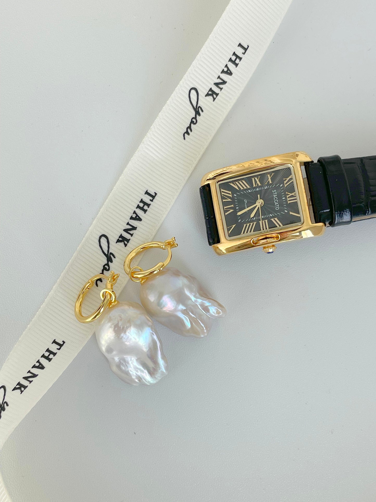 Classic Grandeur Baroque Pearl Earrings