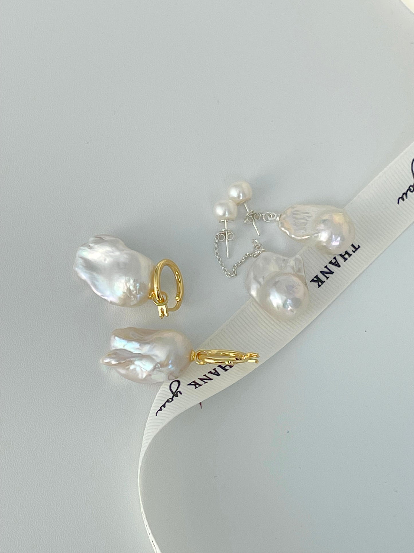 Classic Grandeur Baroque Pearl Earrings