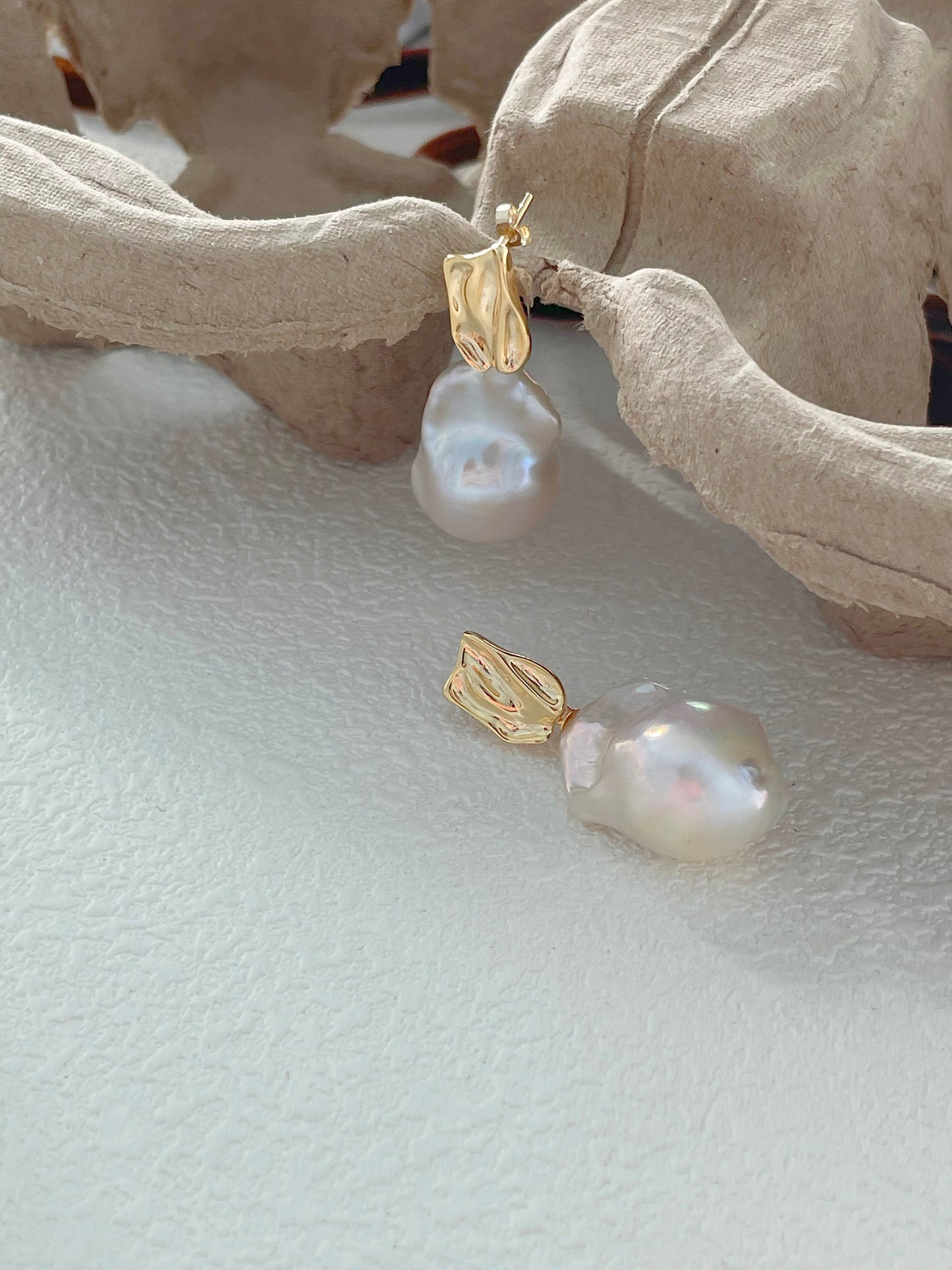 Classic Grandeur Baroque Pearl Earrings