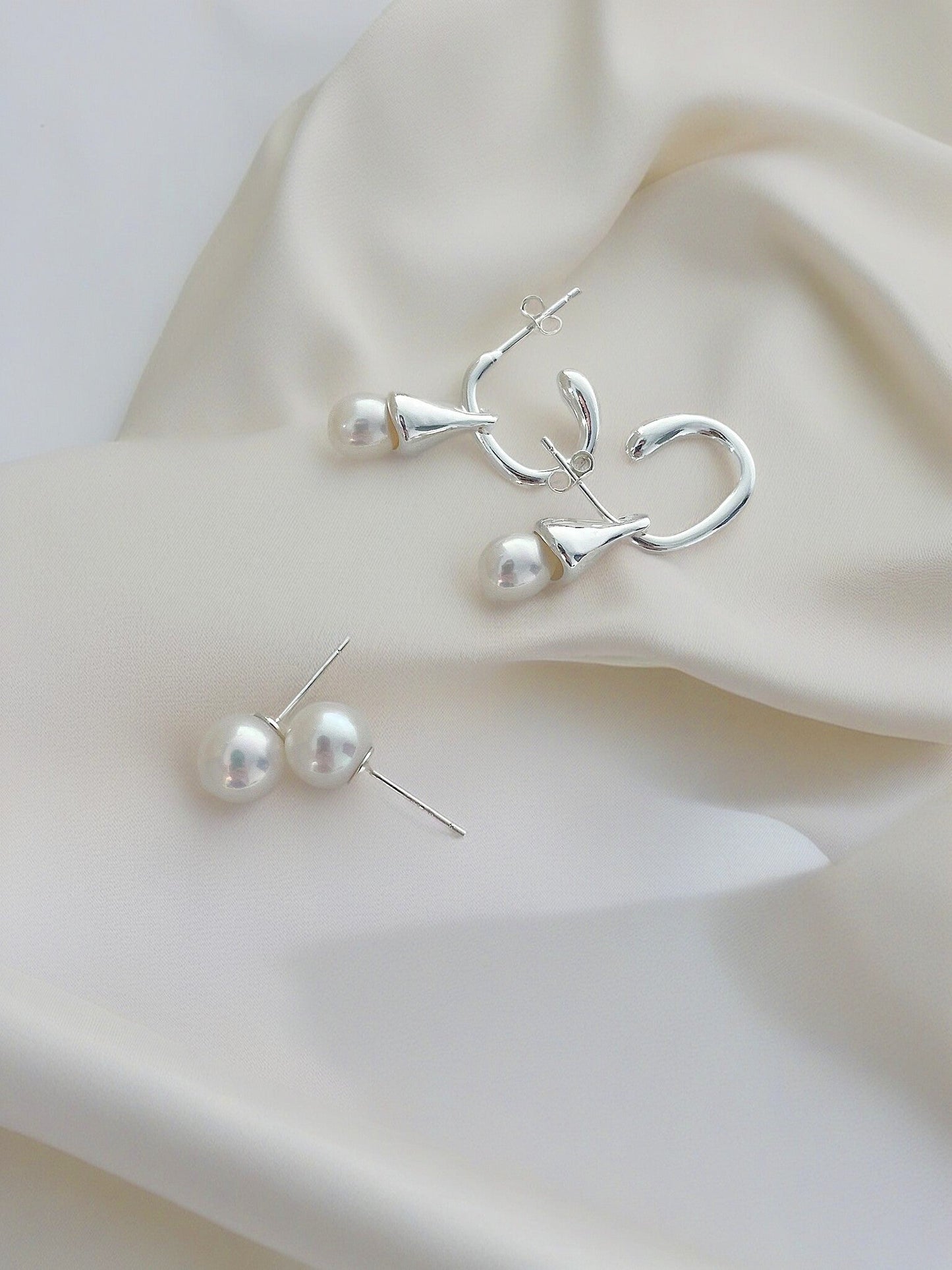 Classic Grandeur Baroque Pearl Earrings