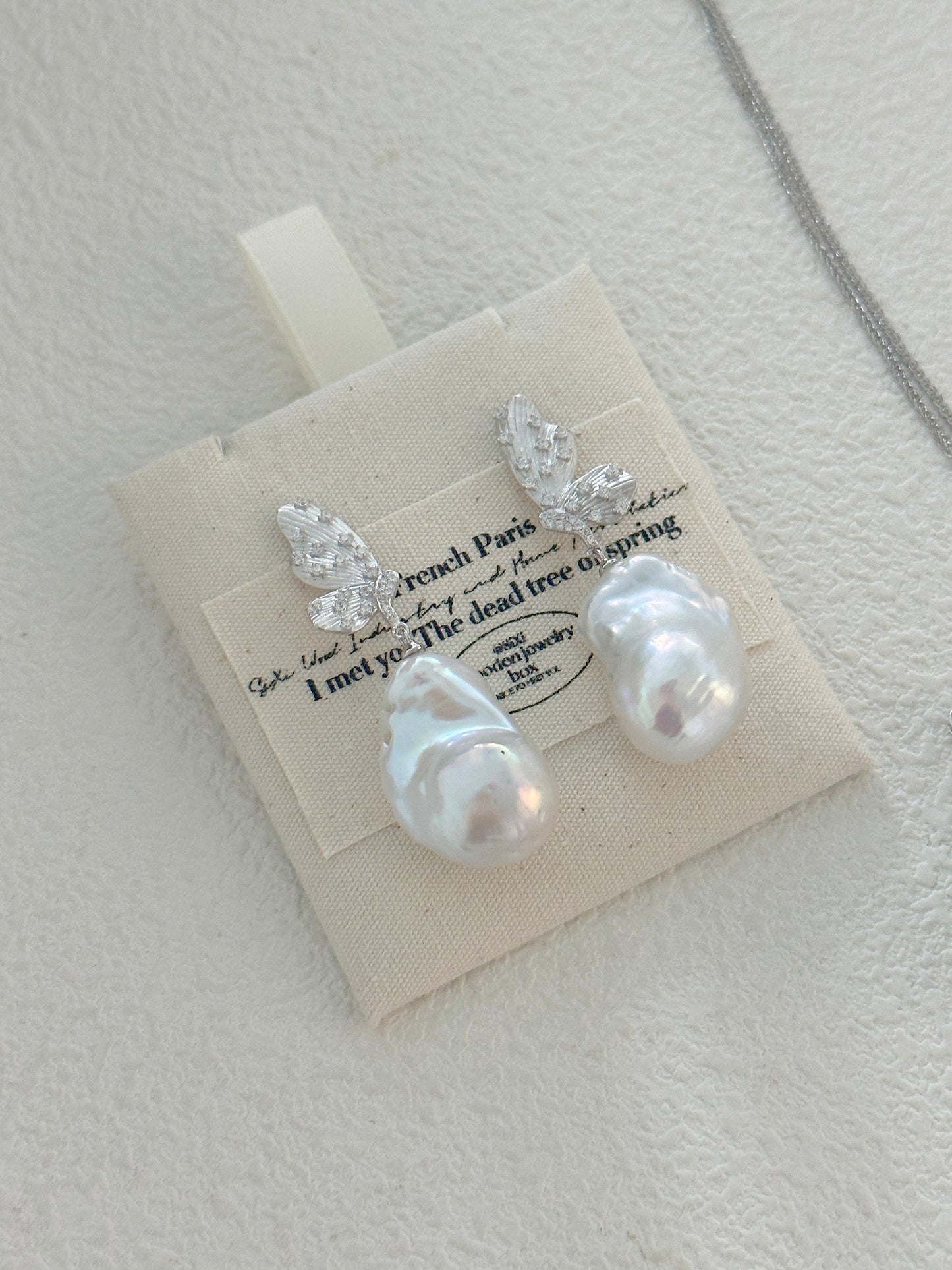 Classic Grandeur Baroque Pearl Earrings