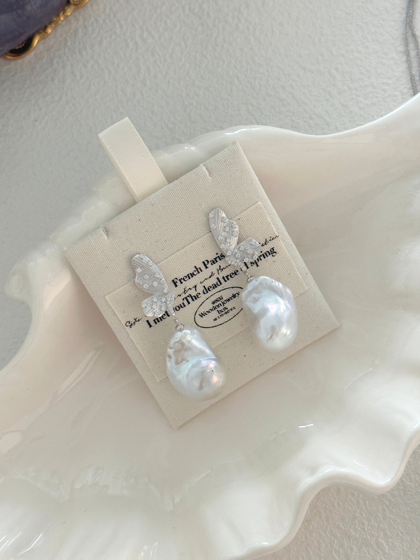Classic Grandeur Baroque Pearl Earrings