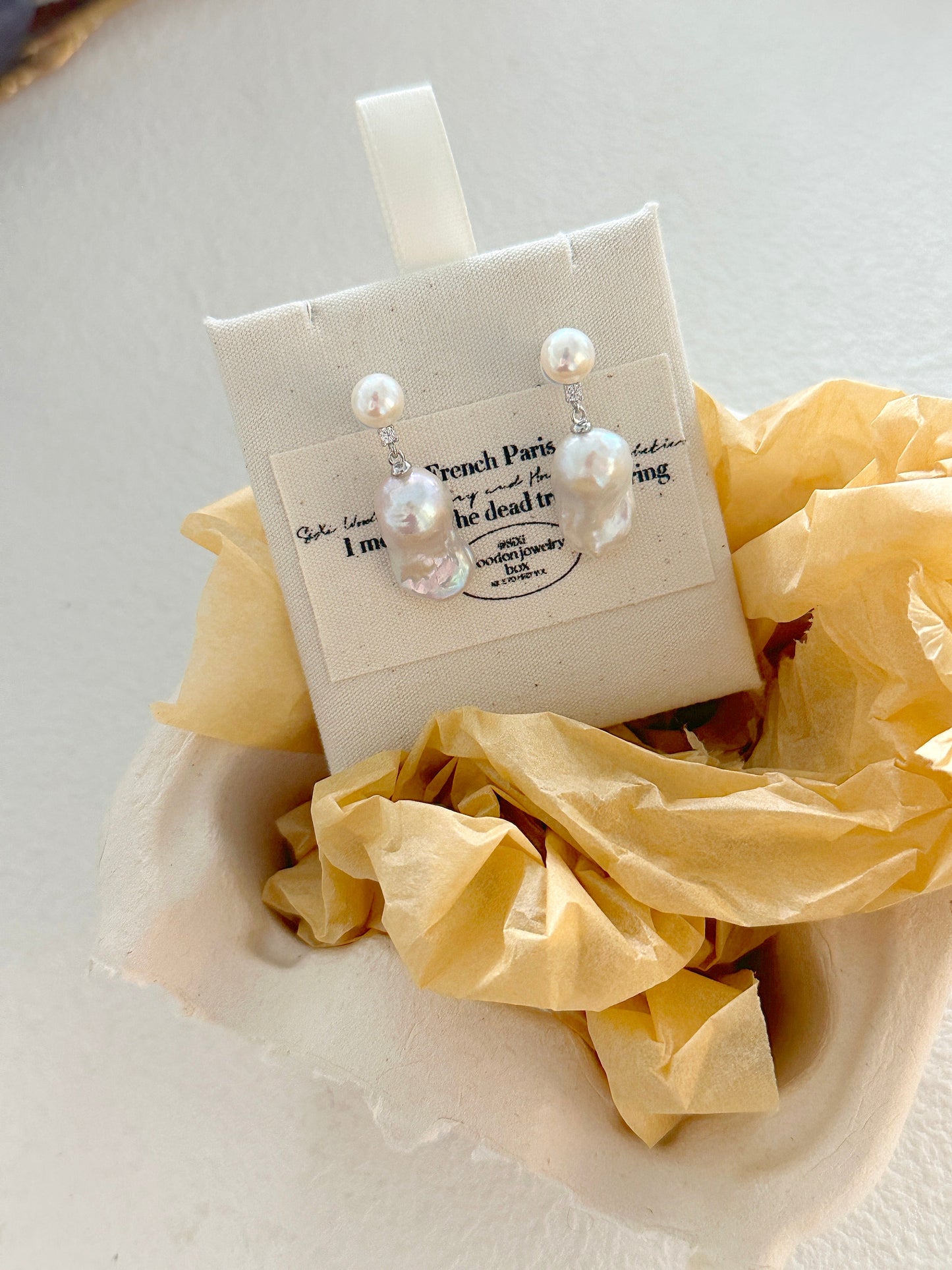 Classic Grandeur Baroque Pearl Earrings