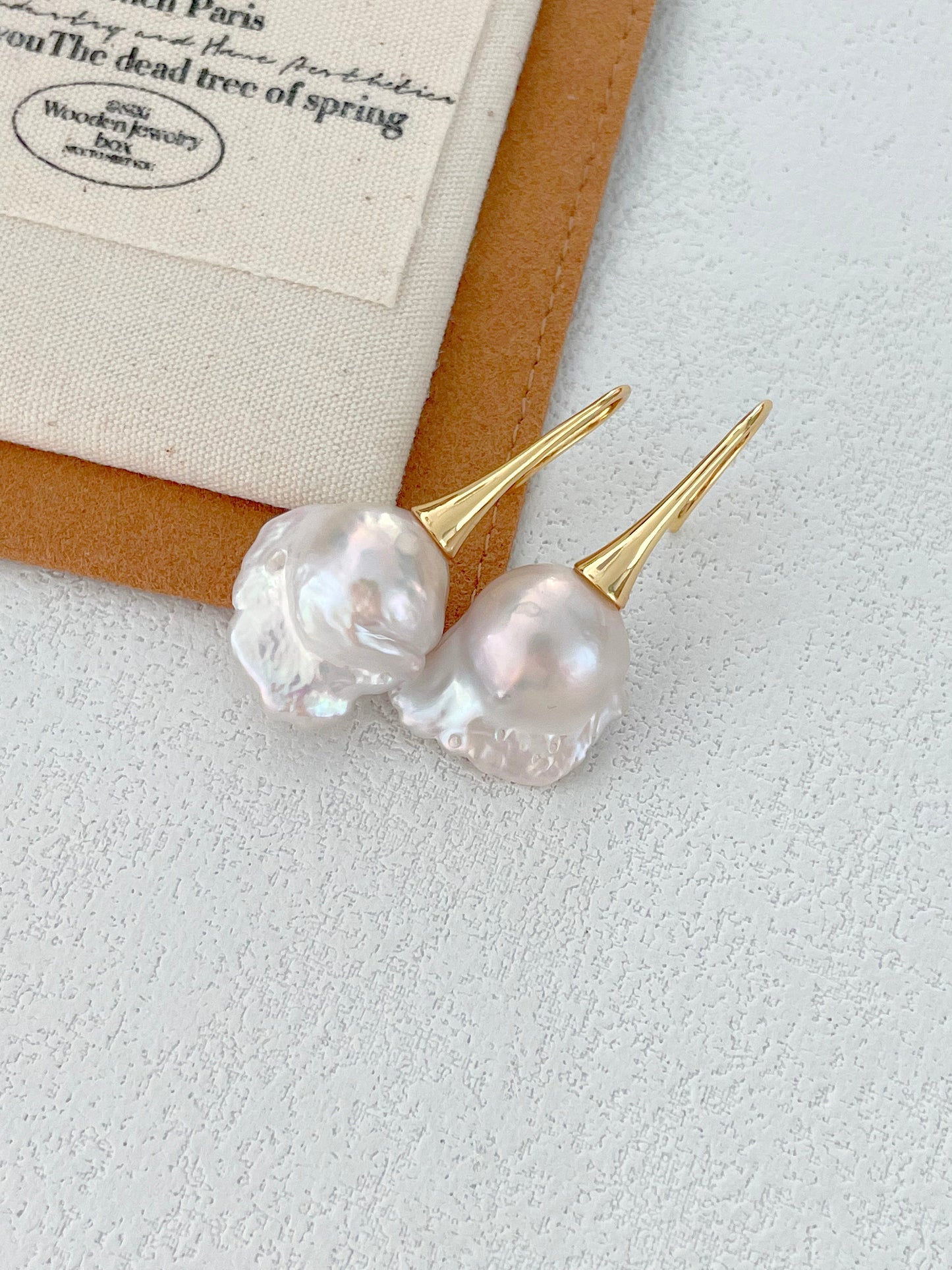 Classic Grandeur Baroque Pearl Earrings