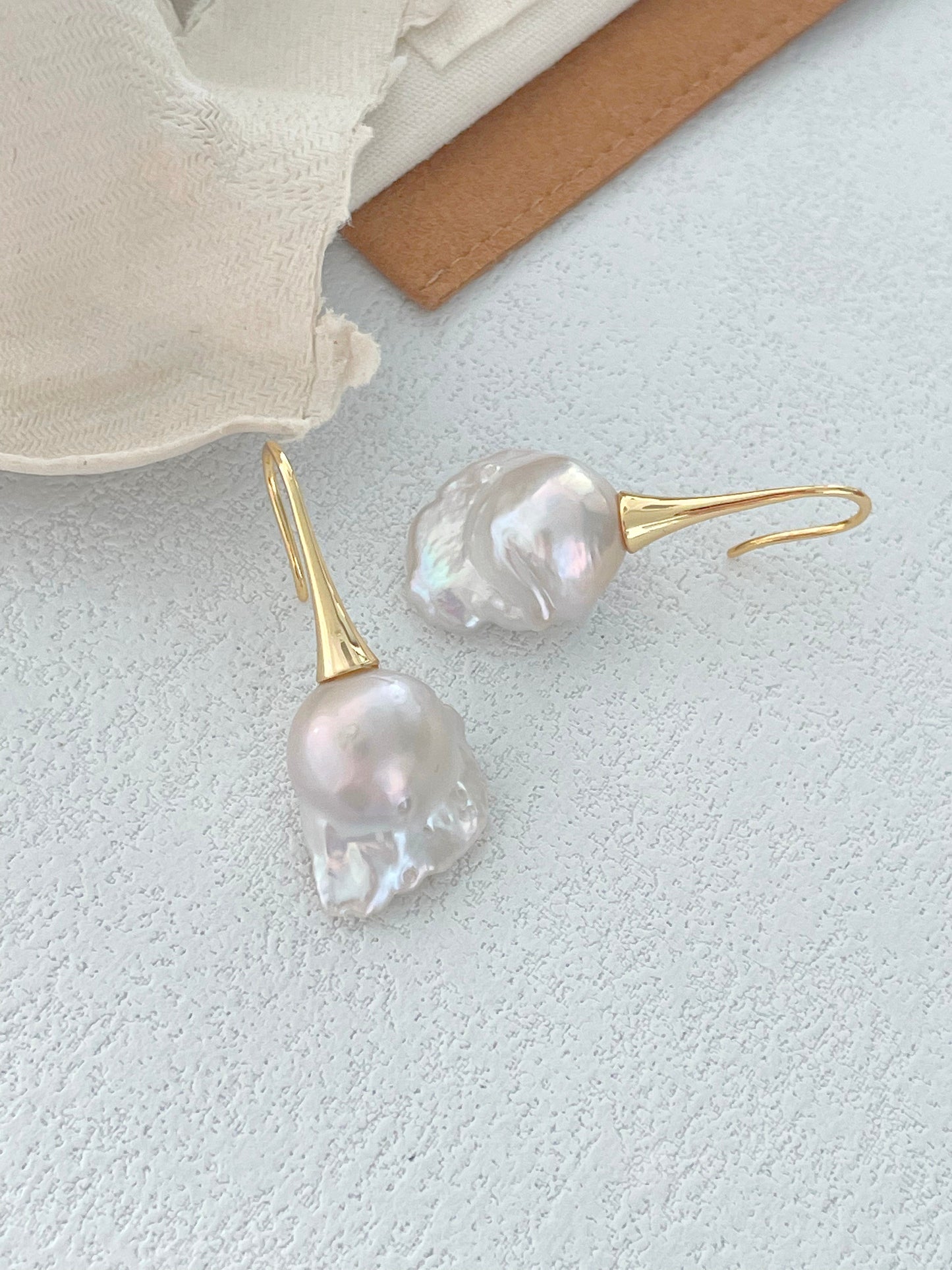 Classic Grandeur Baroque Pearl Earrings