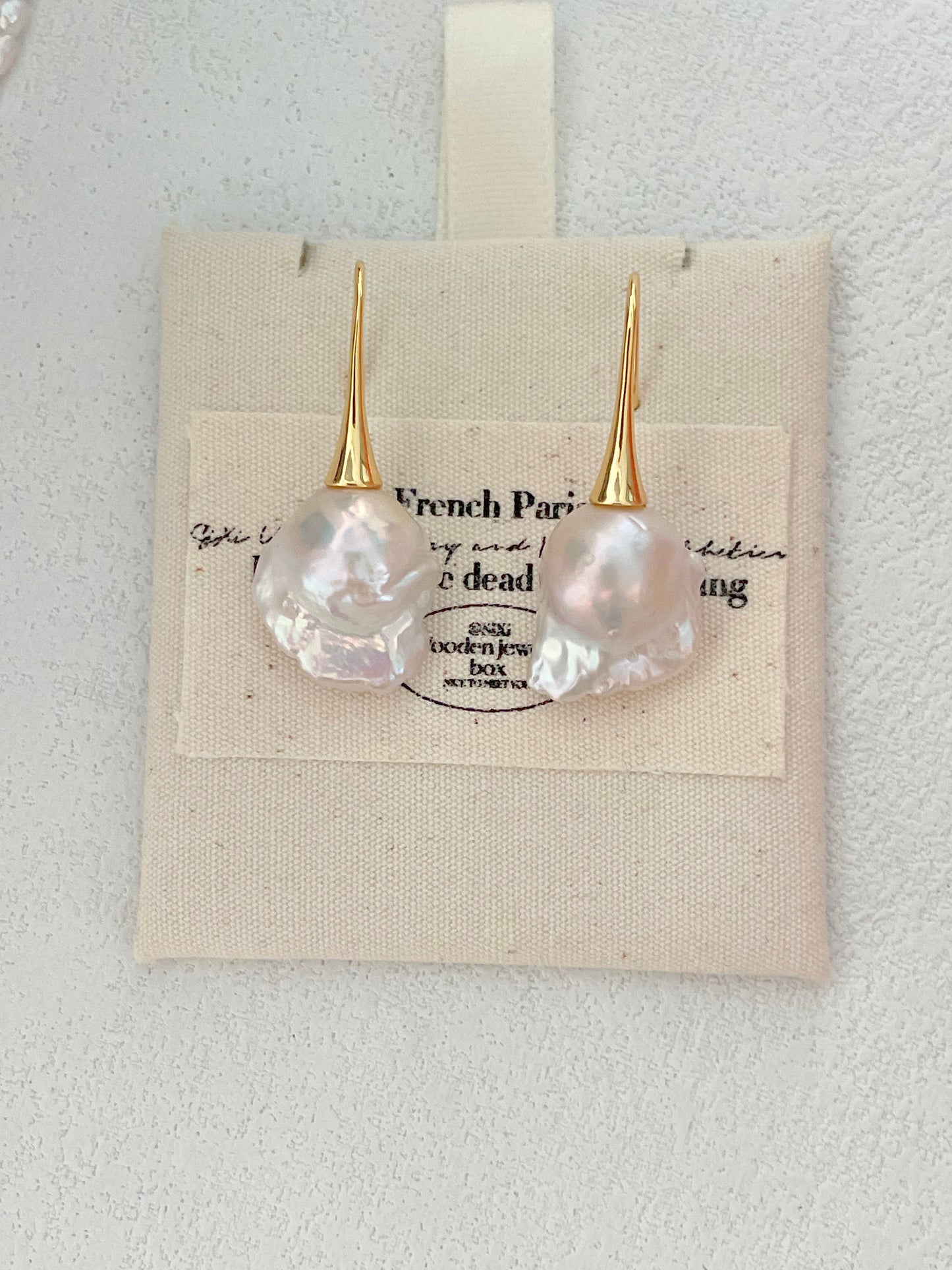 Classic Grandeur Baroque Pearl Earrings