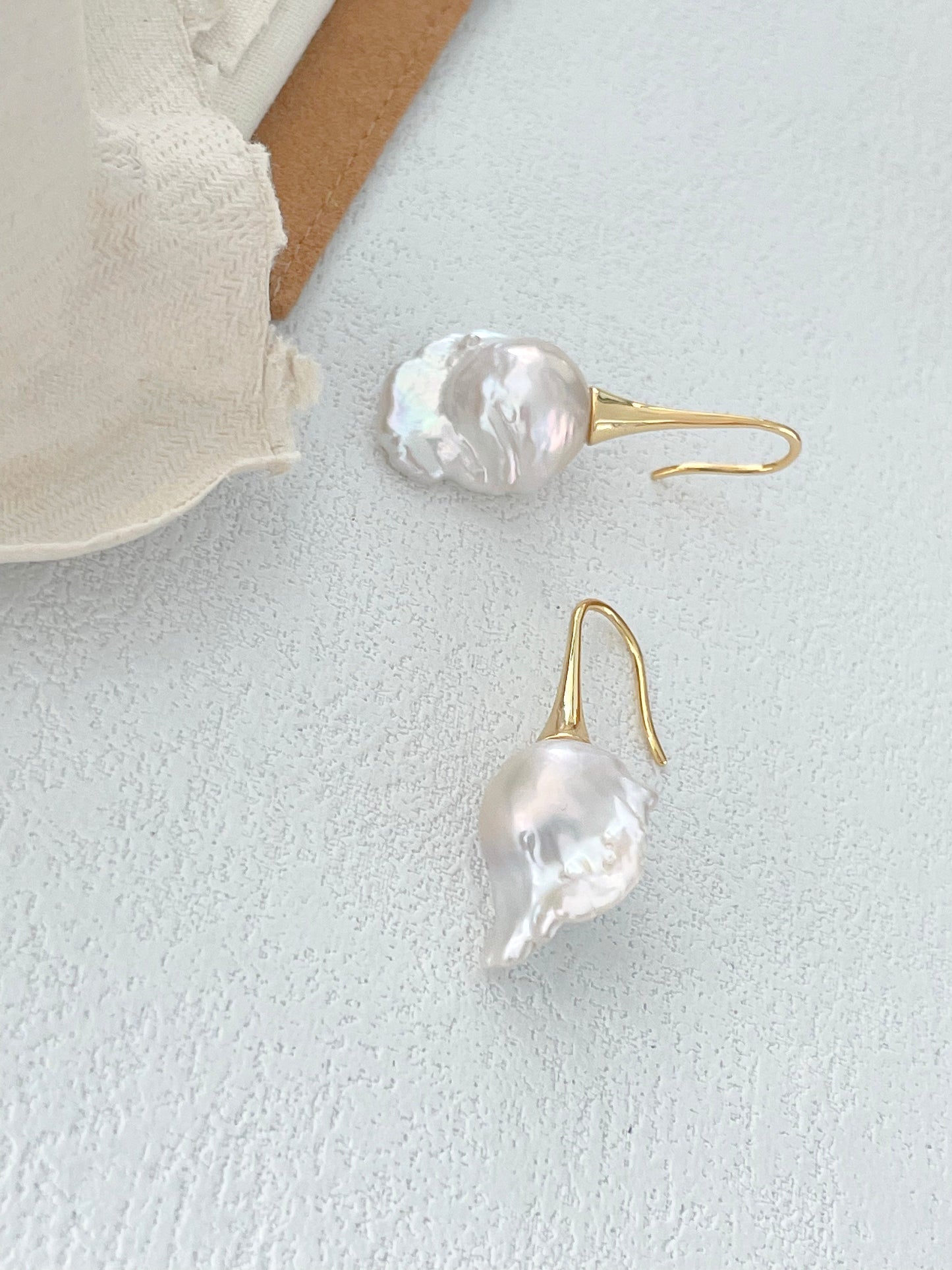Classic Grandeur Baroque Pearl Earrings