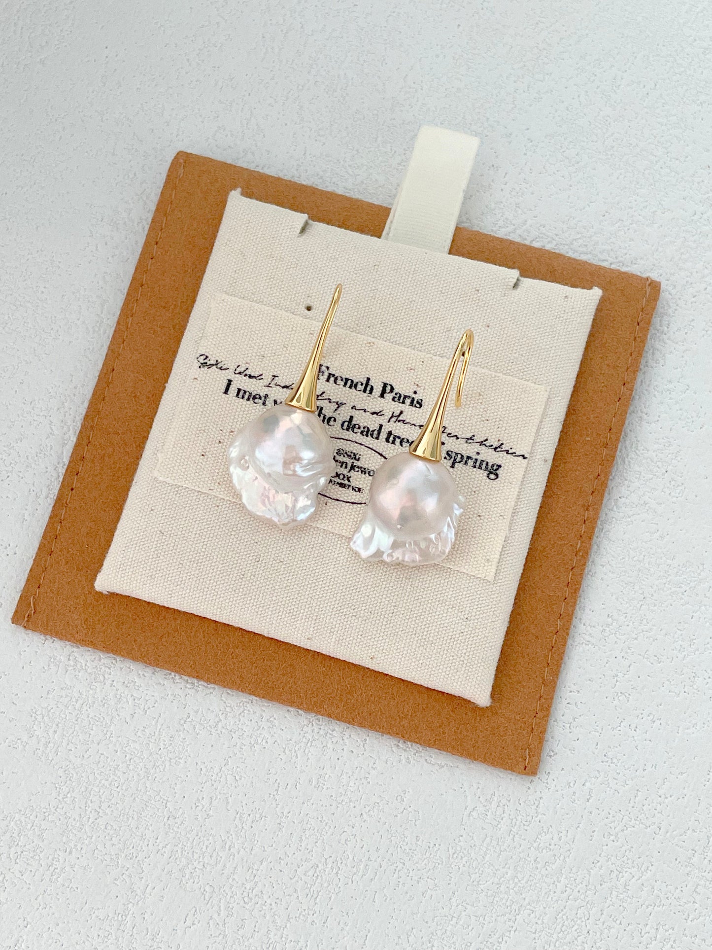 Classic Grandeur Baroque Pearl Earrings