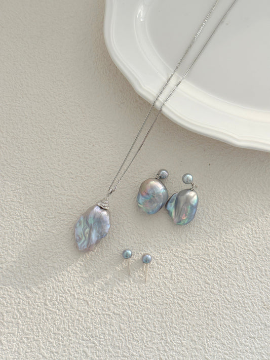 Classic Grandeur Baroque Pearl Earrings