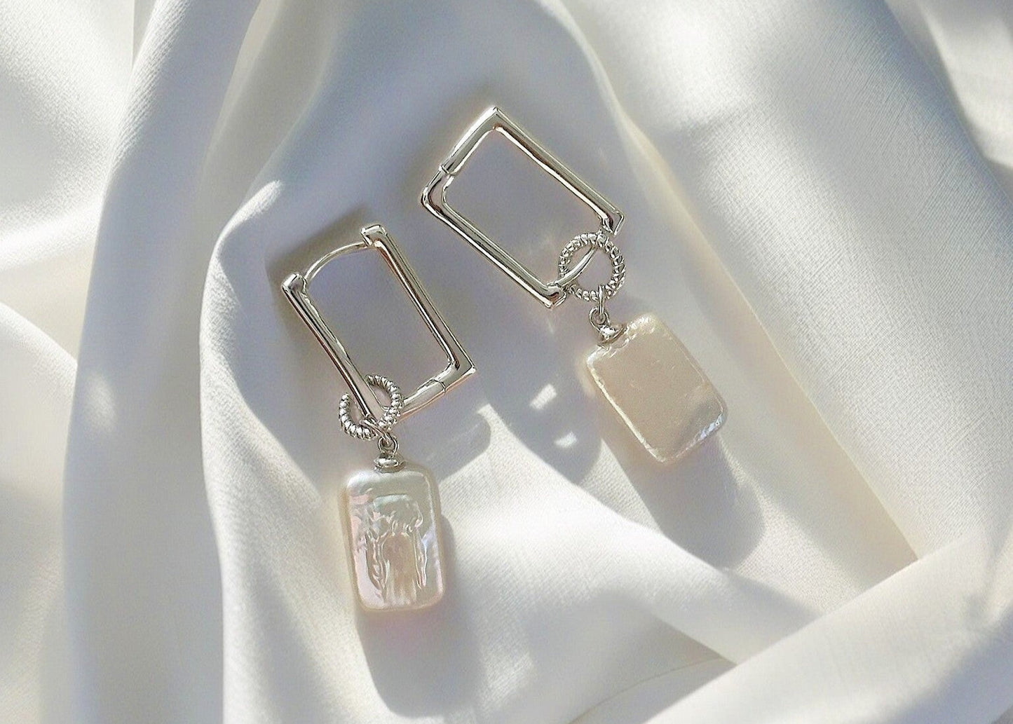 Timeless Nugget Baroque Pearl Earrings