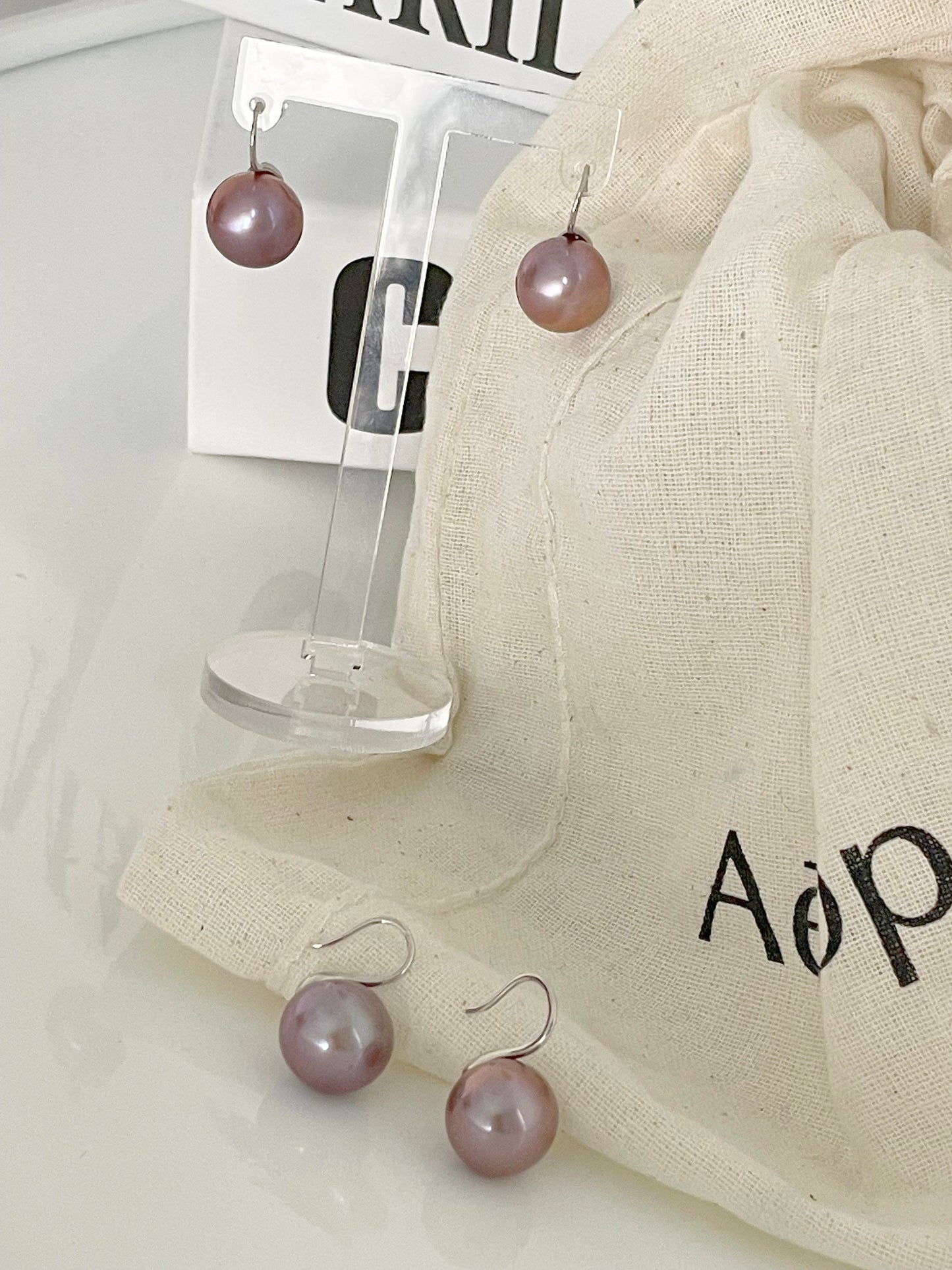 Floral Baroque Pearl Earrings