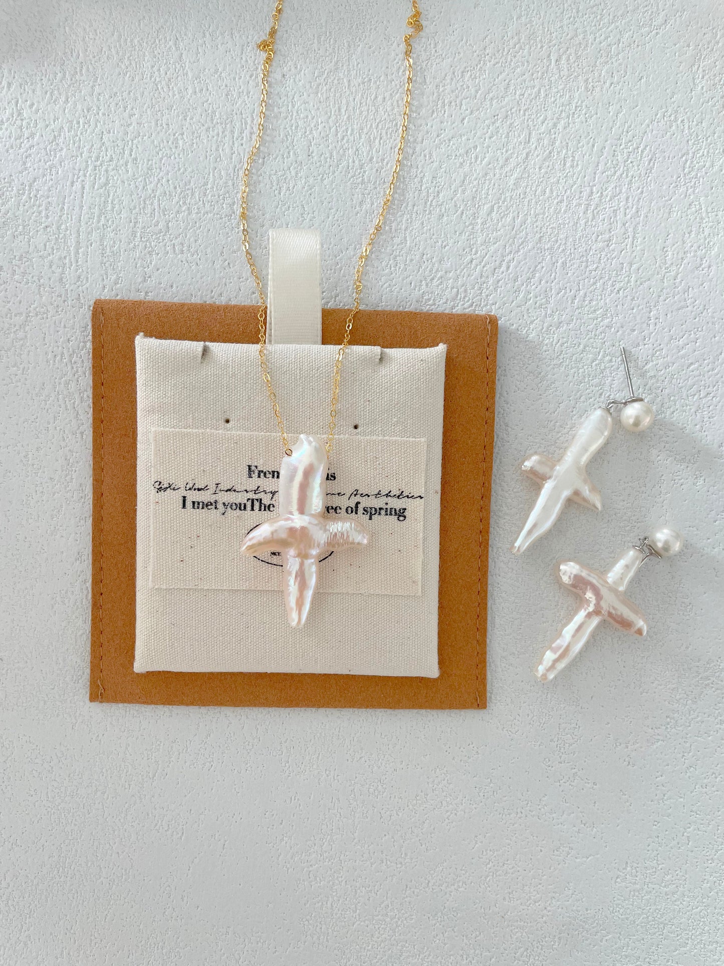 Pearl & Blessings Cross Necklace