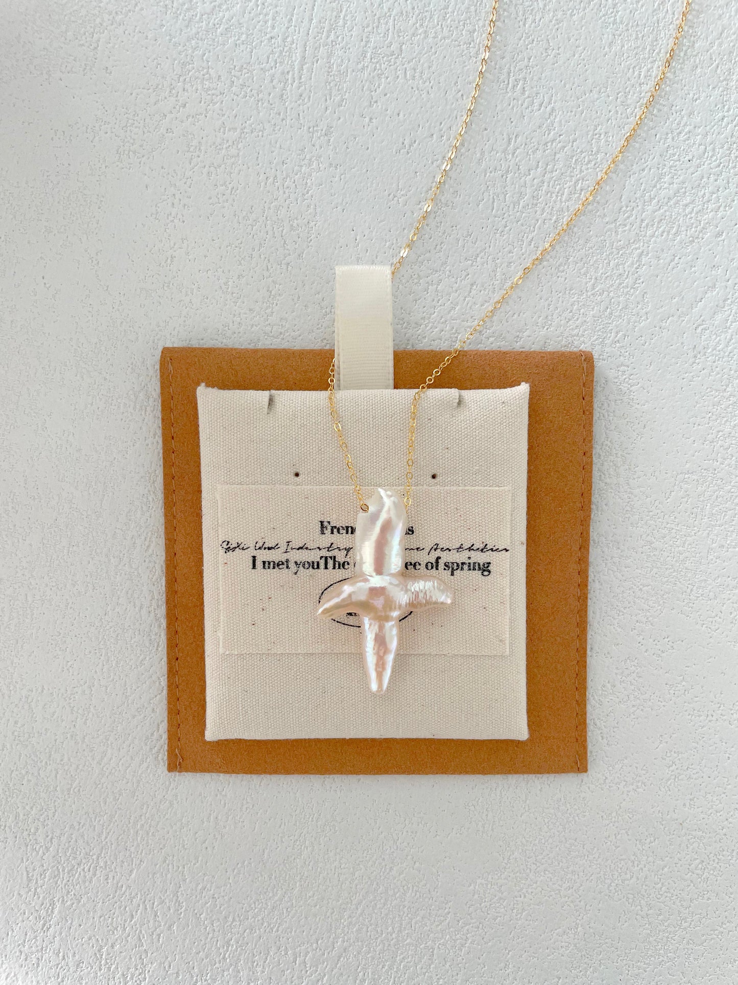 Pearl & Blessings Cross Necklace