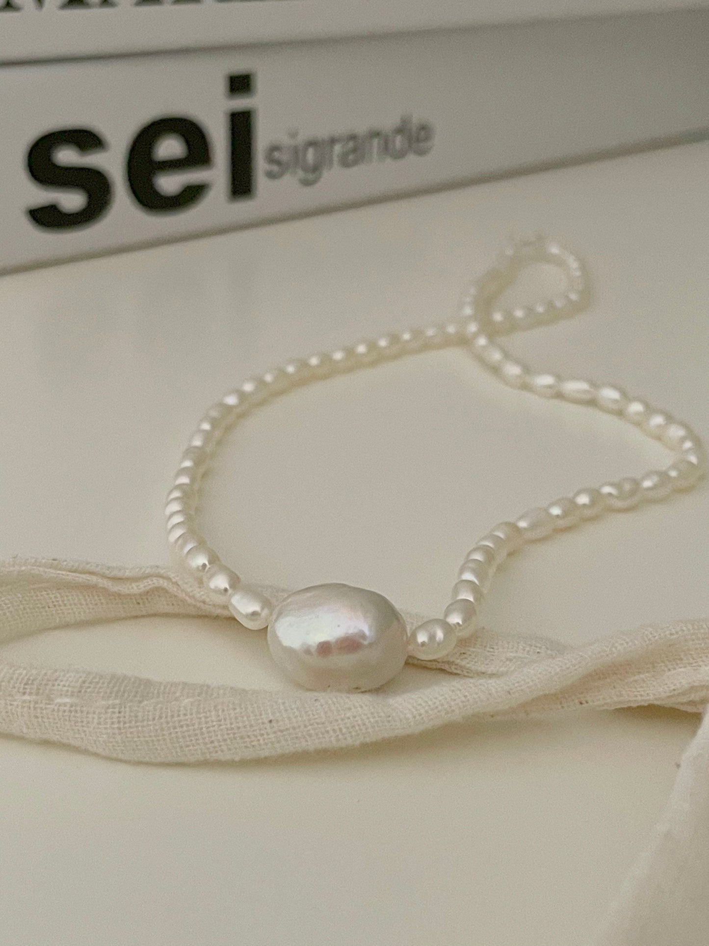 Classic Grandeur Baroque Pearl Necklace