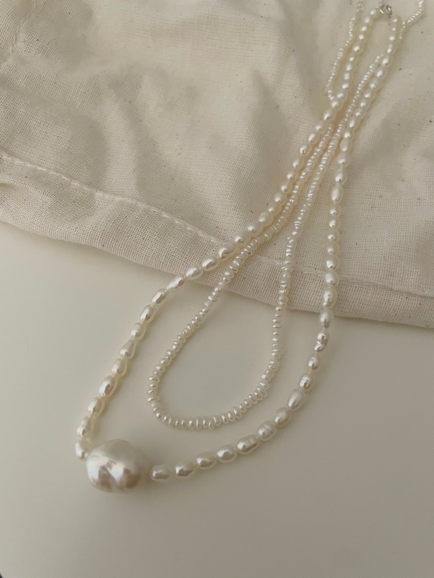 Classic Grandeur Baroque Pearl Necklace