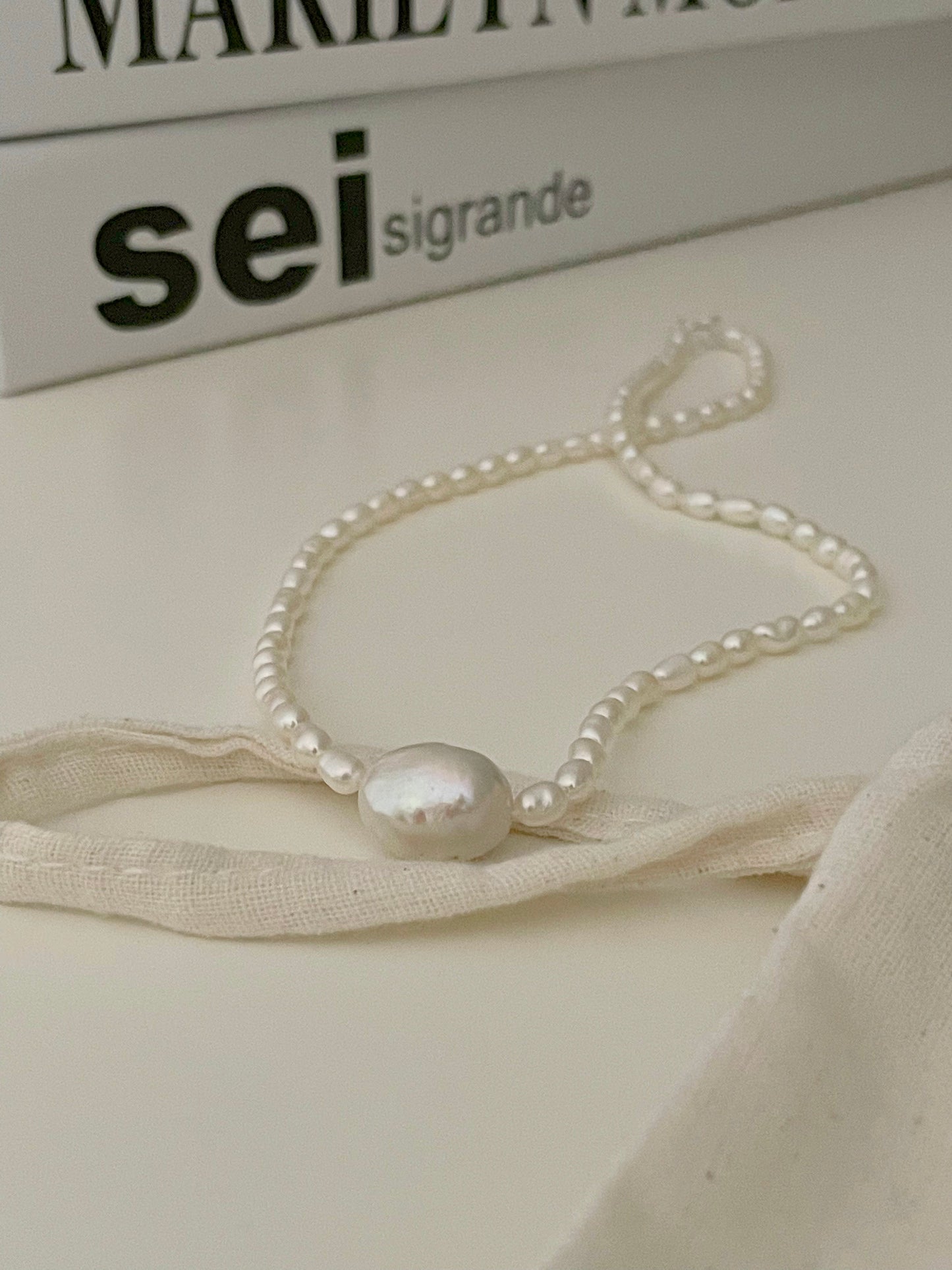 Classic Grandeur Baroque Pearl Necklace