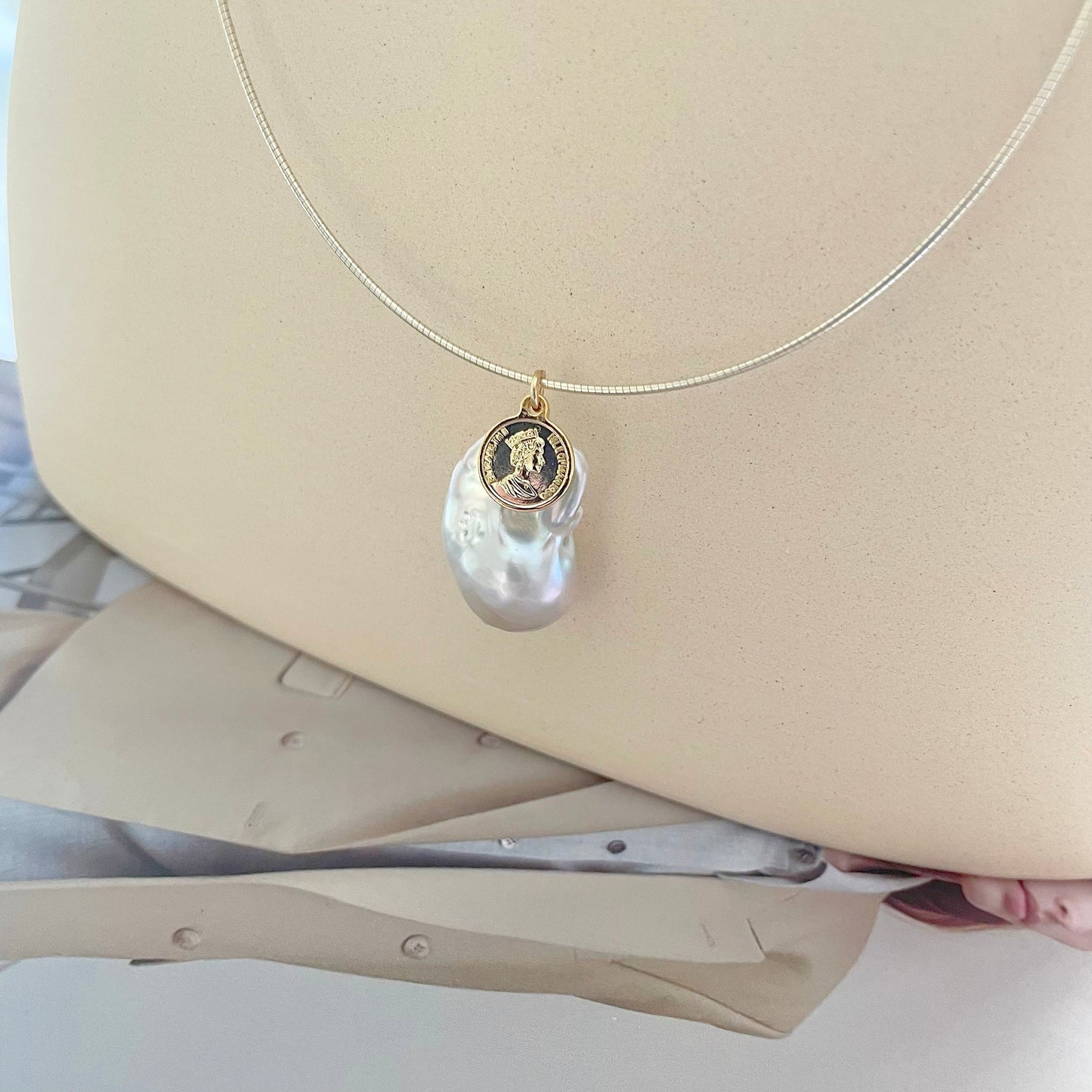 Classic Grandeur Baroque Pearl Necklace