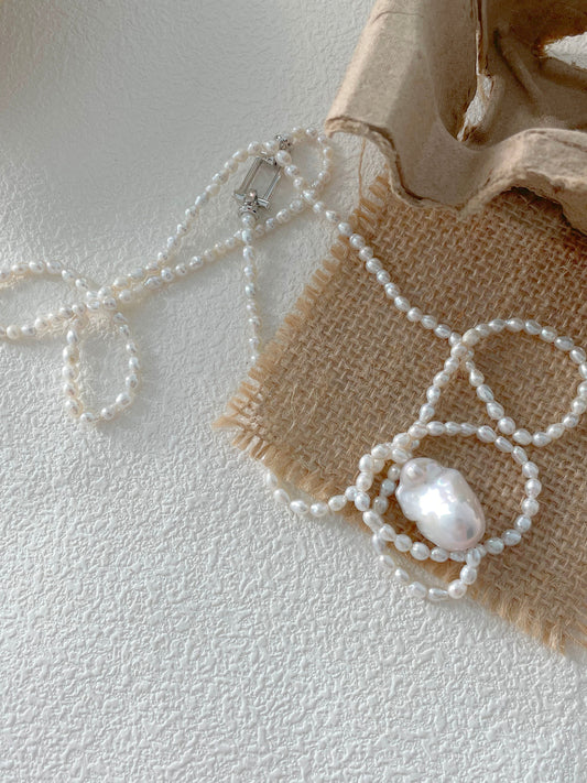 Classic Grandeur Baroque Pearl Necklace