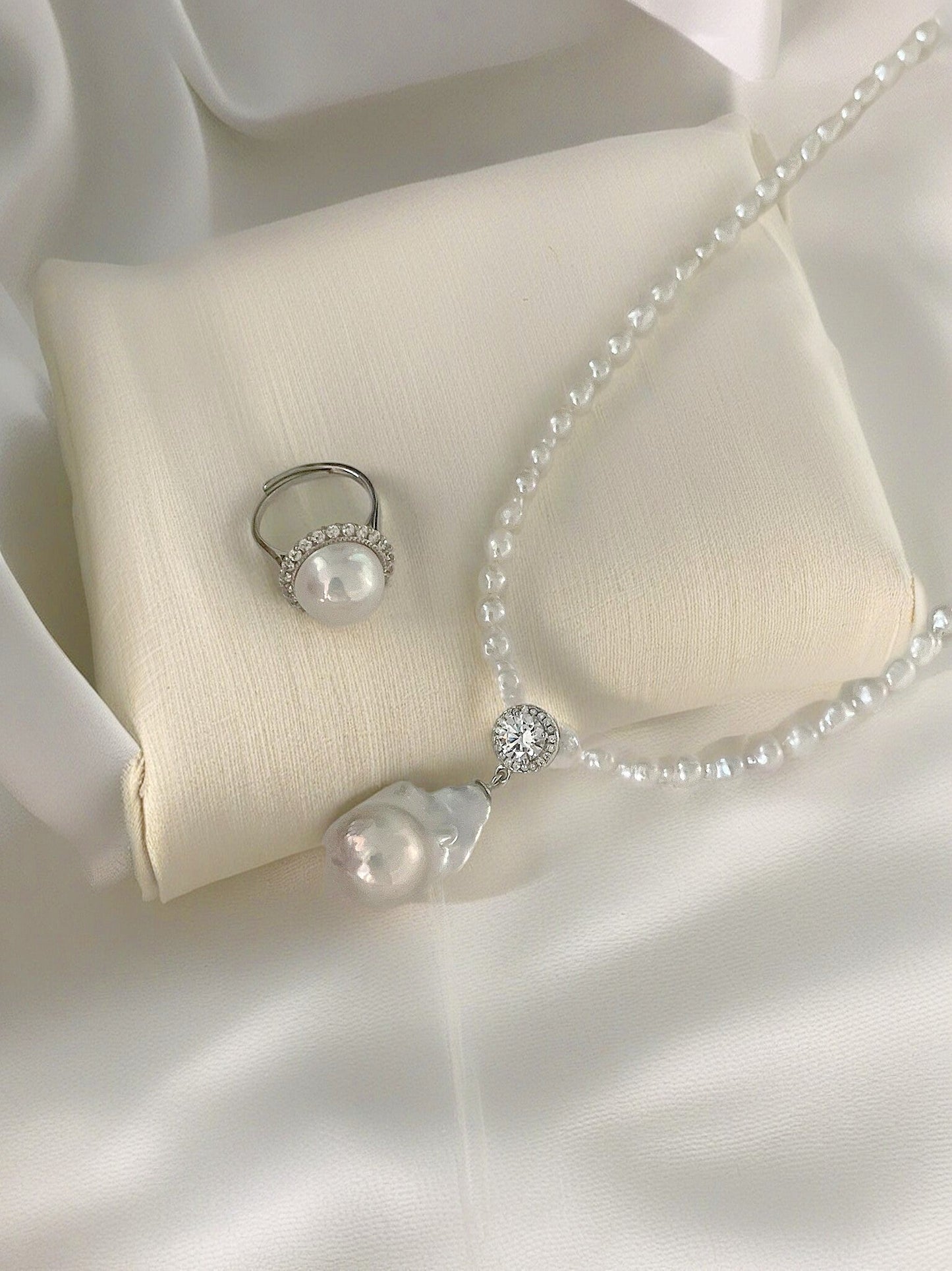 Classic Grandeur Baroque Pearl Necklace