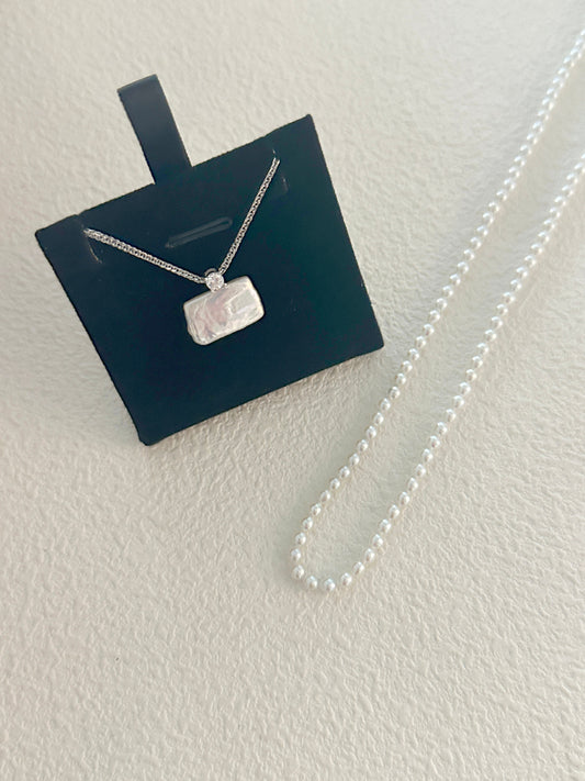 Timeless Nugget Baroque Pearl Necklace