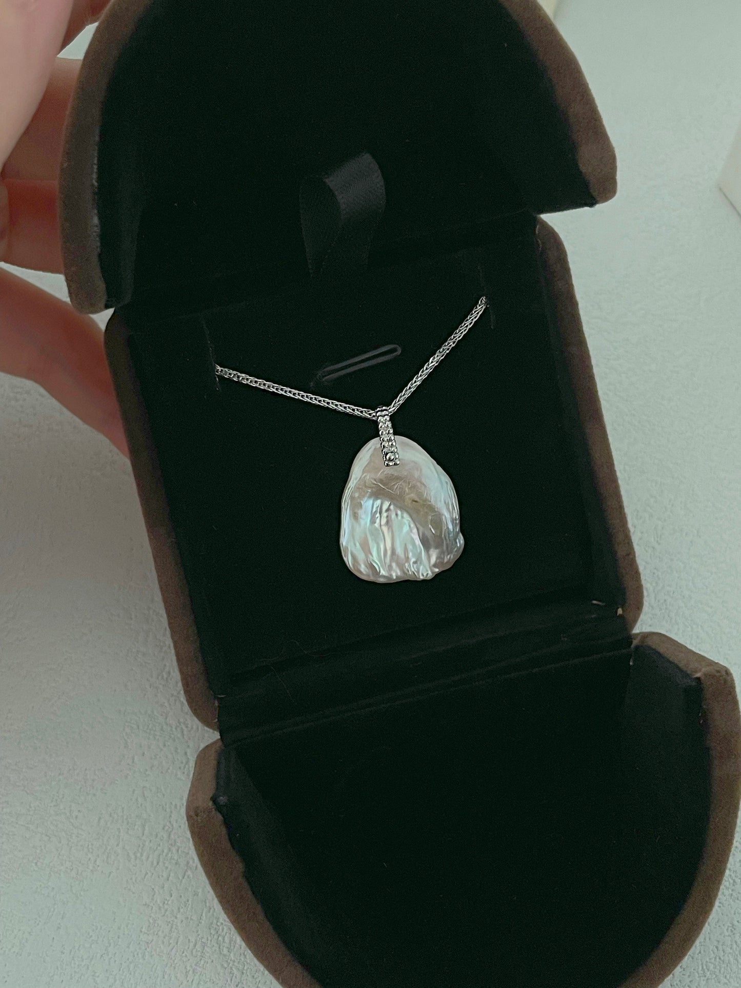 Floral Baroque Pearl Necklace