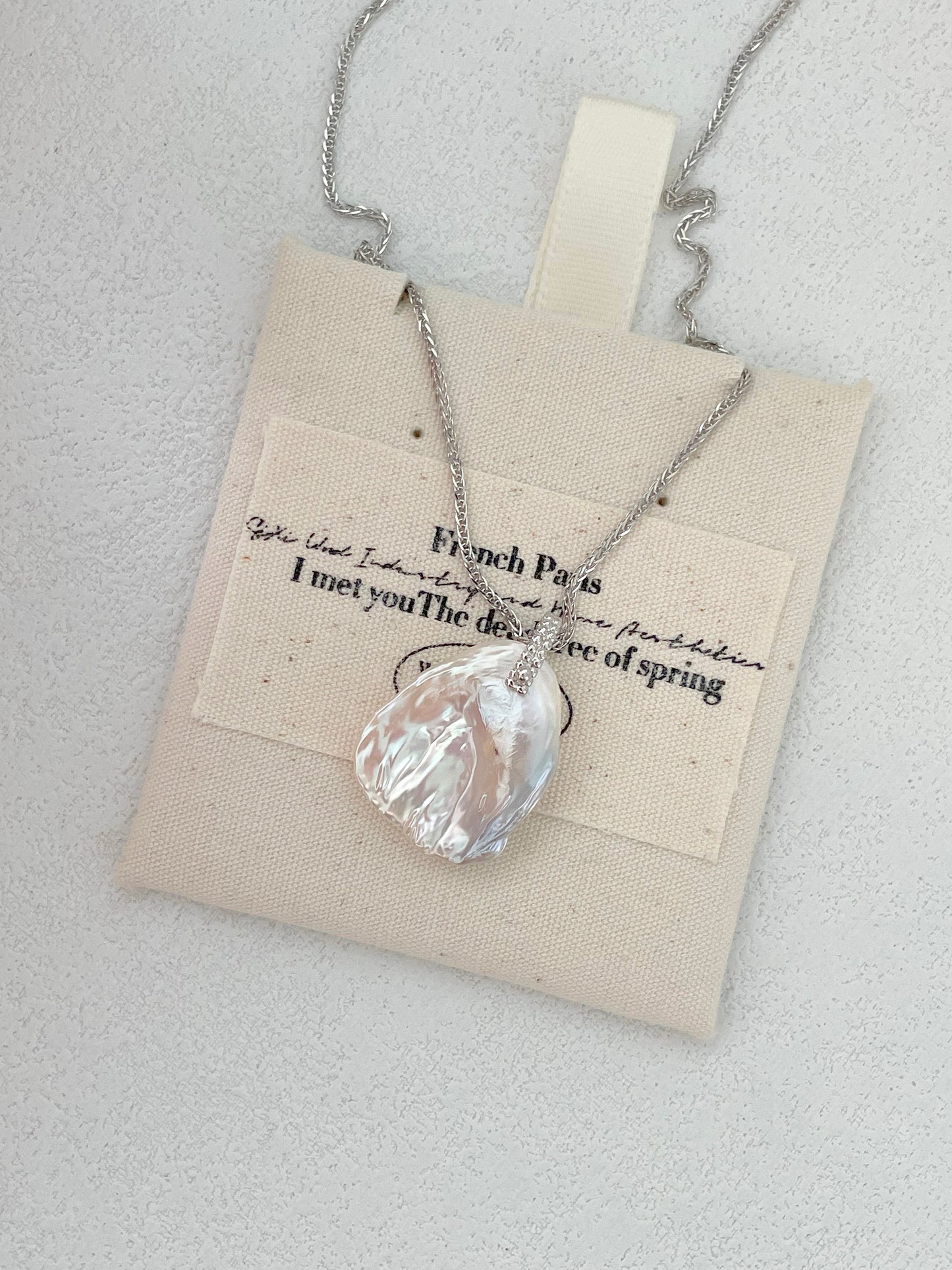 Floral Baroque Pearl Necklace