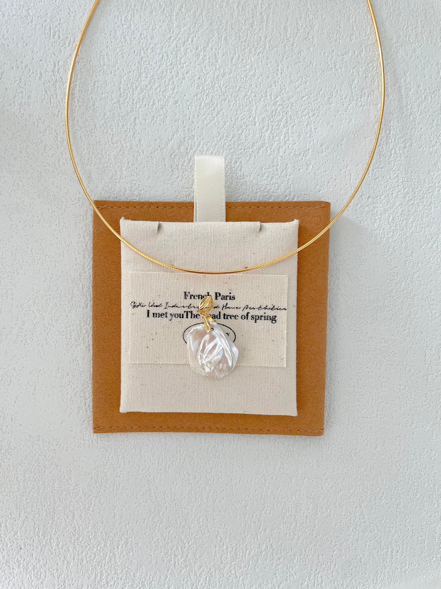 Floral Baroque Pearl Necklace