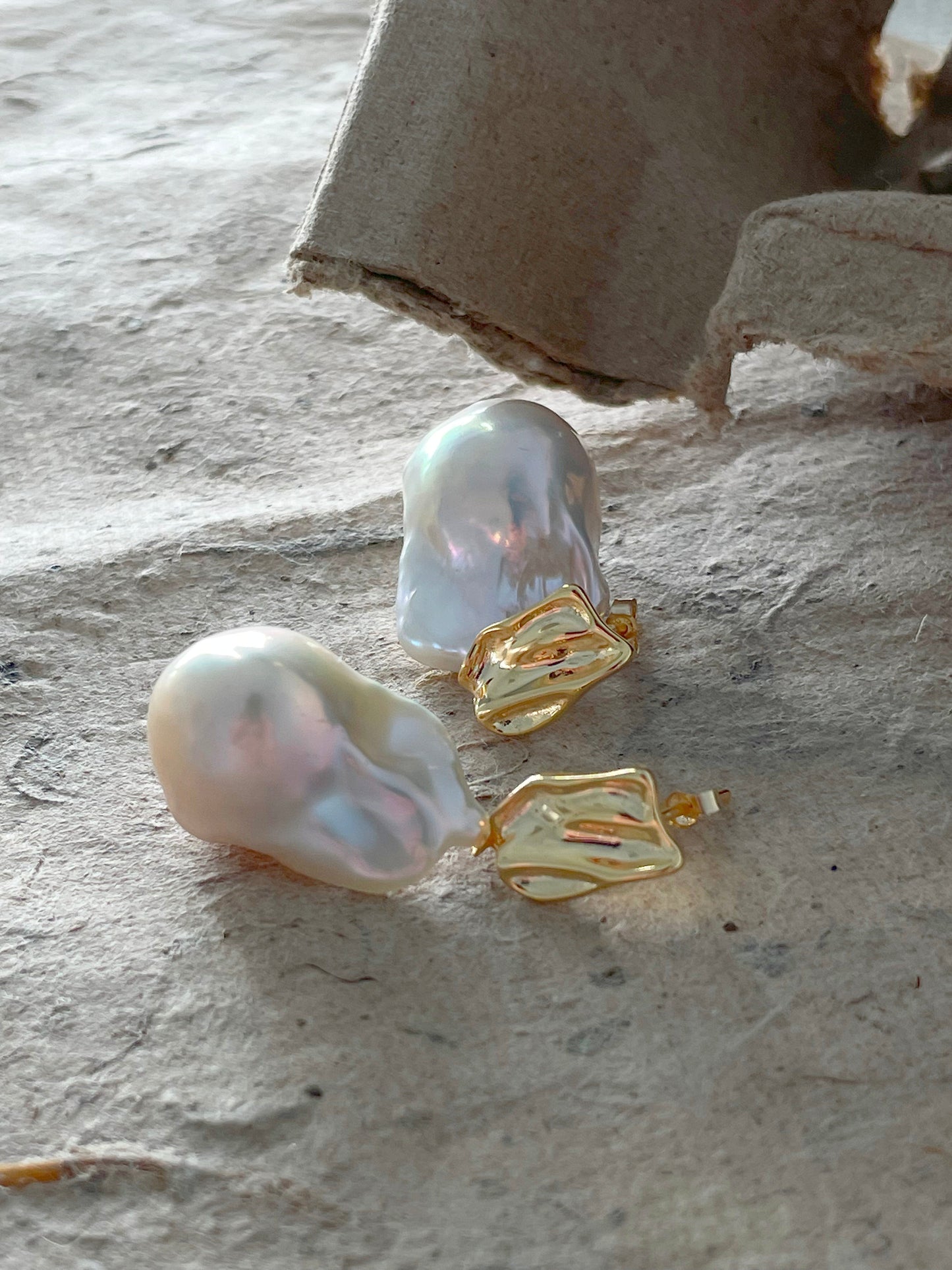 Classic Grandeur Baroque Pearl Earrings