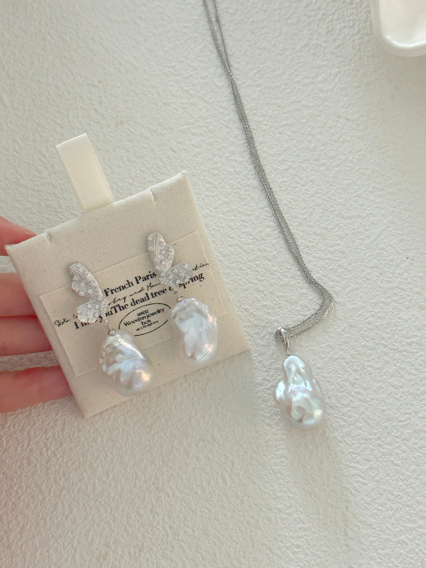 Classic Grandeur Baroque Pearl Earrings