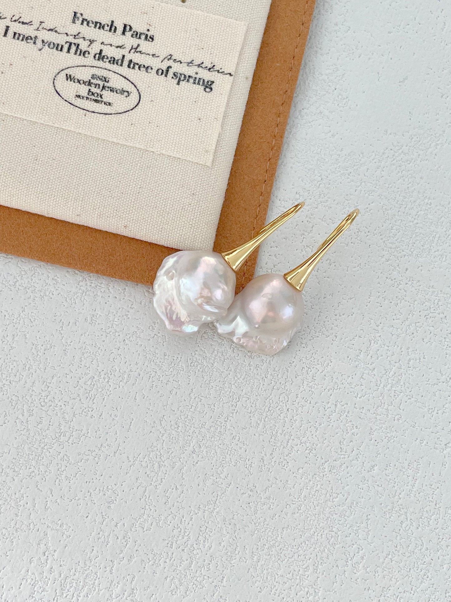Classic Grandeur Baroque Pearl Earrings