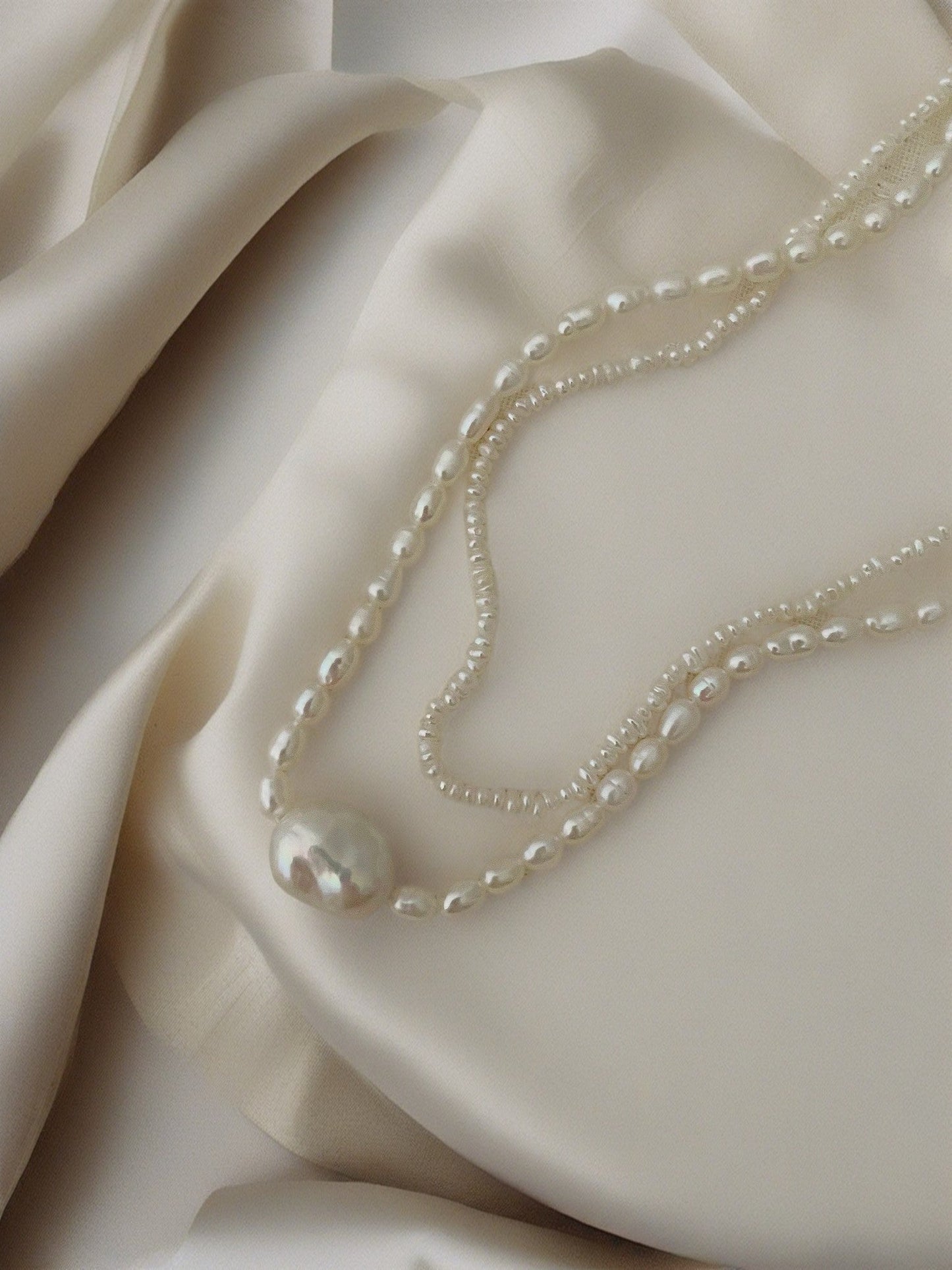 Classic Grandeur Baroque Pearl Necklace