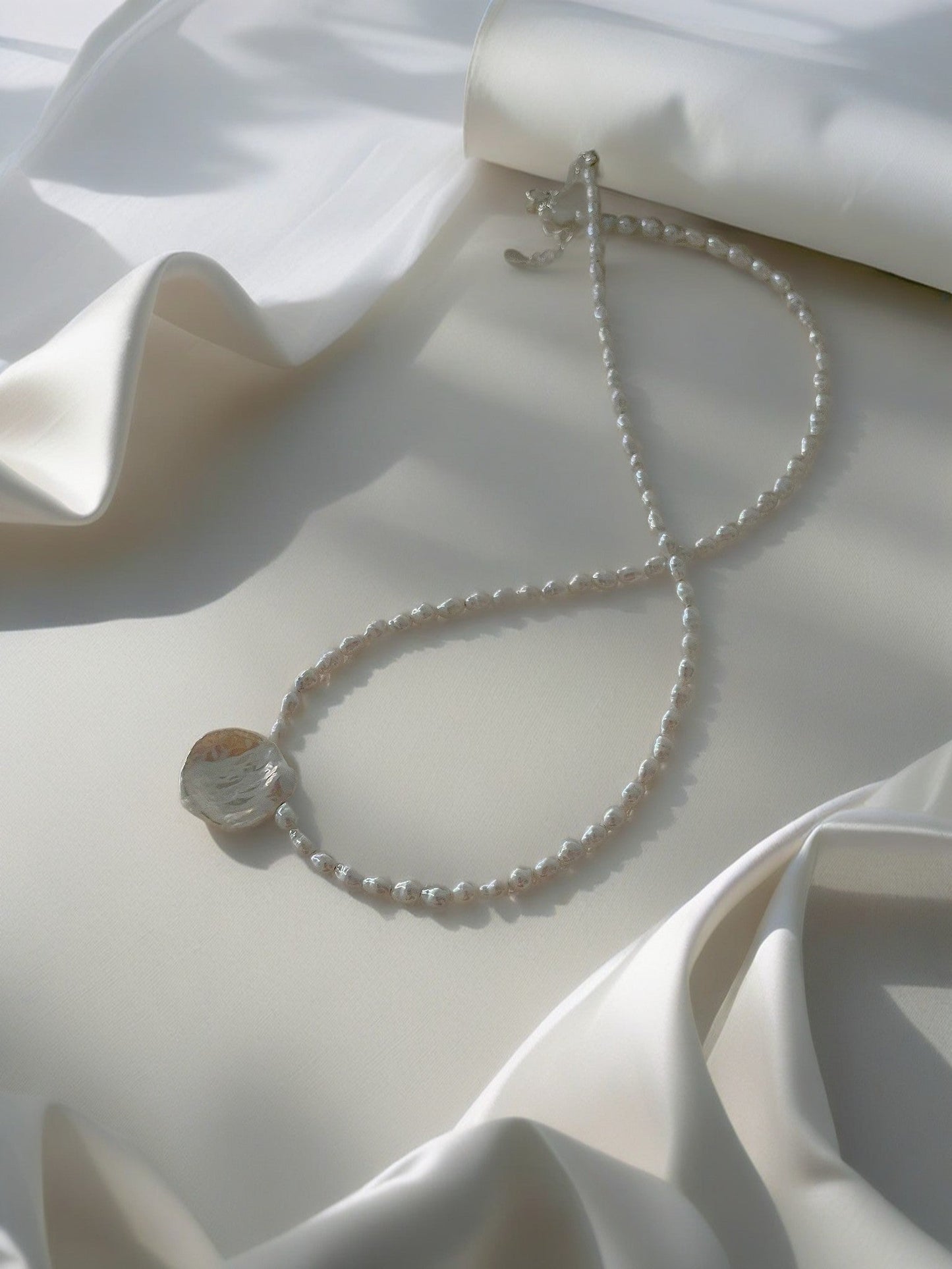 Floral Baroque Pearl Necklace
